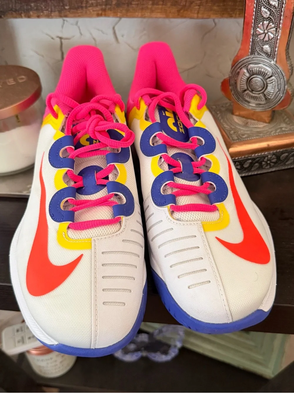 New Nike Naomi Osaka Nike Court Air Zoom GP Turbo 'White Hyper Pink' Size: 9